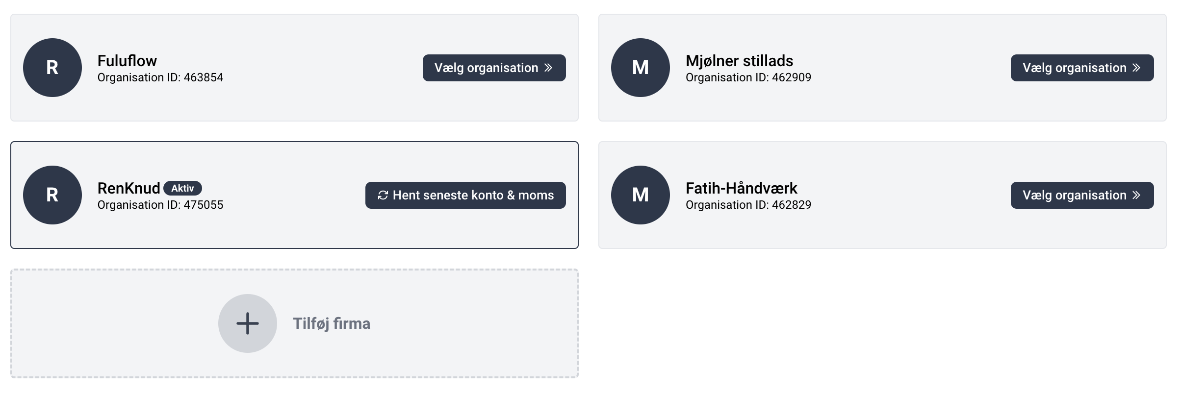 Fuluflow application vat filling